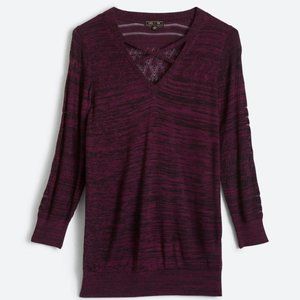 Niki Pointelle 3Q Sleeve Pullover
